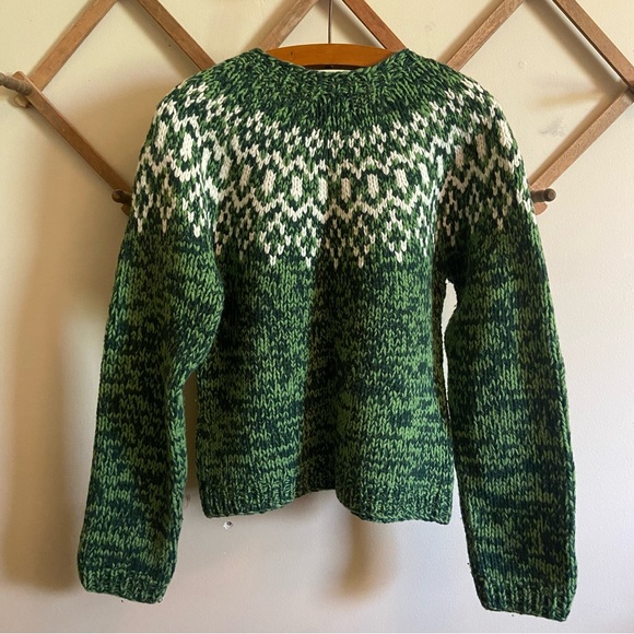 ✨SOLD✨Vintage 90’s American Eagle Hand Knitted Sweater - Picture 6 of 7
